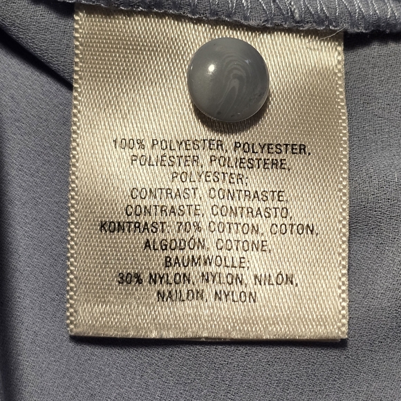 Maeve Blouse Womens 8 Blue Sheer Lace Yoke Short Sleeve Tunic Top Anthropologie - Picture 10 of 11